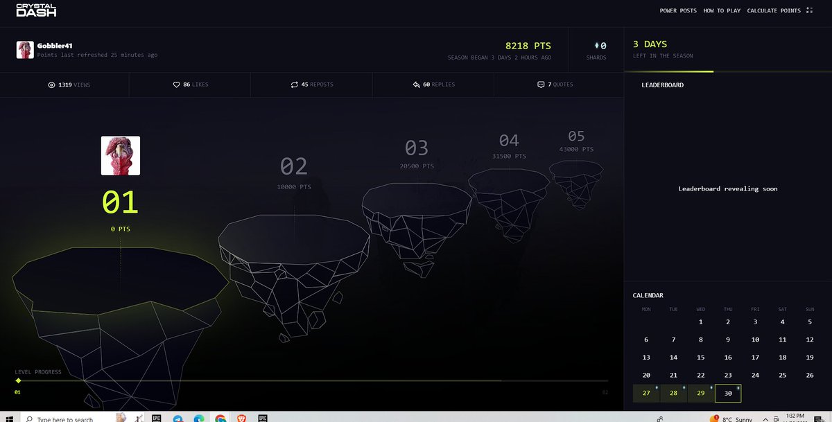 Update: inching closer to Lvl 2! need my <a href="/Portalcoin/">Portal</a> Fam to get me over that hump!

Interact with this tweet and I go crazy on your profile!!

#Portalcoin $portal $portalcoin