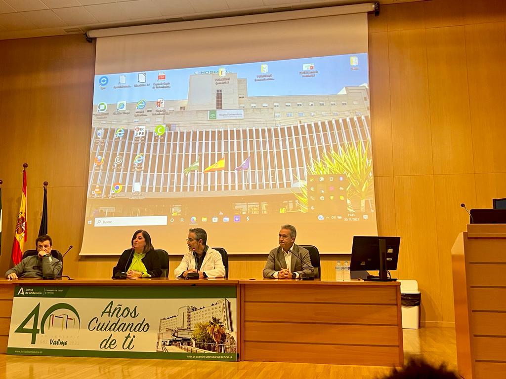 🔝 V Jornadas de Formación de la UGC Medicina física y Rehabilitación Intercentro. 

Más de 100 profesionales de las unidades de <a href="/RehabilitaHUVR/">RehabilitaciónHUVR</a> <a href="/Rhb_HUVM/">Rehabilitación HUVM</a> #RhbValme, DS Norte-Aljarafe y DS Sevilla reunidos en <a href="/AGSSurSevilla/">AGS Sur de Sevilla</a> para compartir experiencias y conocimientos.