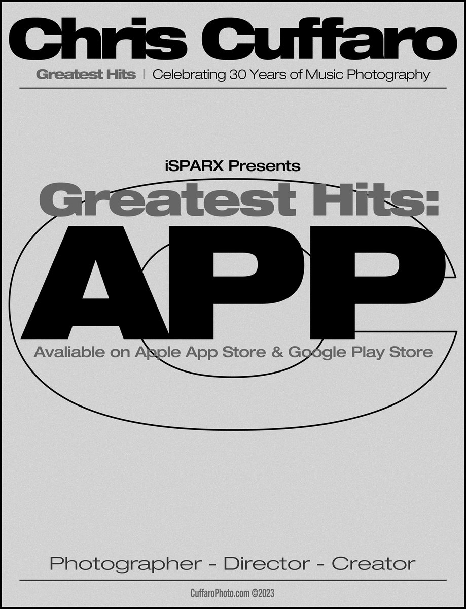 NEW POST: Greatest Hits: APP Video! cuffarohits.com/greatest-hits-…

#GreatestHits #CuffaroHits #Photographer #Photography #Music #MusicPhotography #Prints #AppleApp #Legends #Icons #RockAndRoll #Jazz #Funk #Punk #HipHop #PhotoShoots #LAphotographer #ProofSheets #iSparx