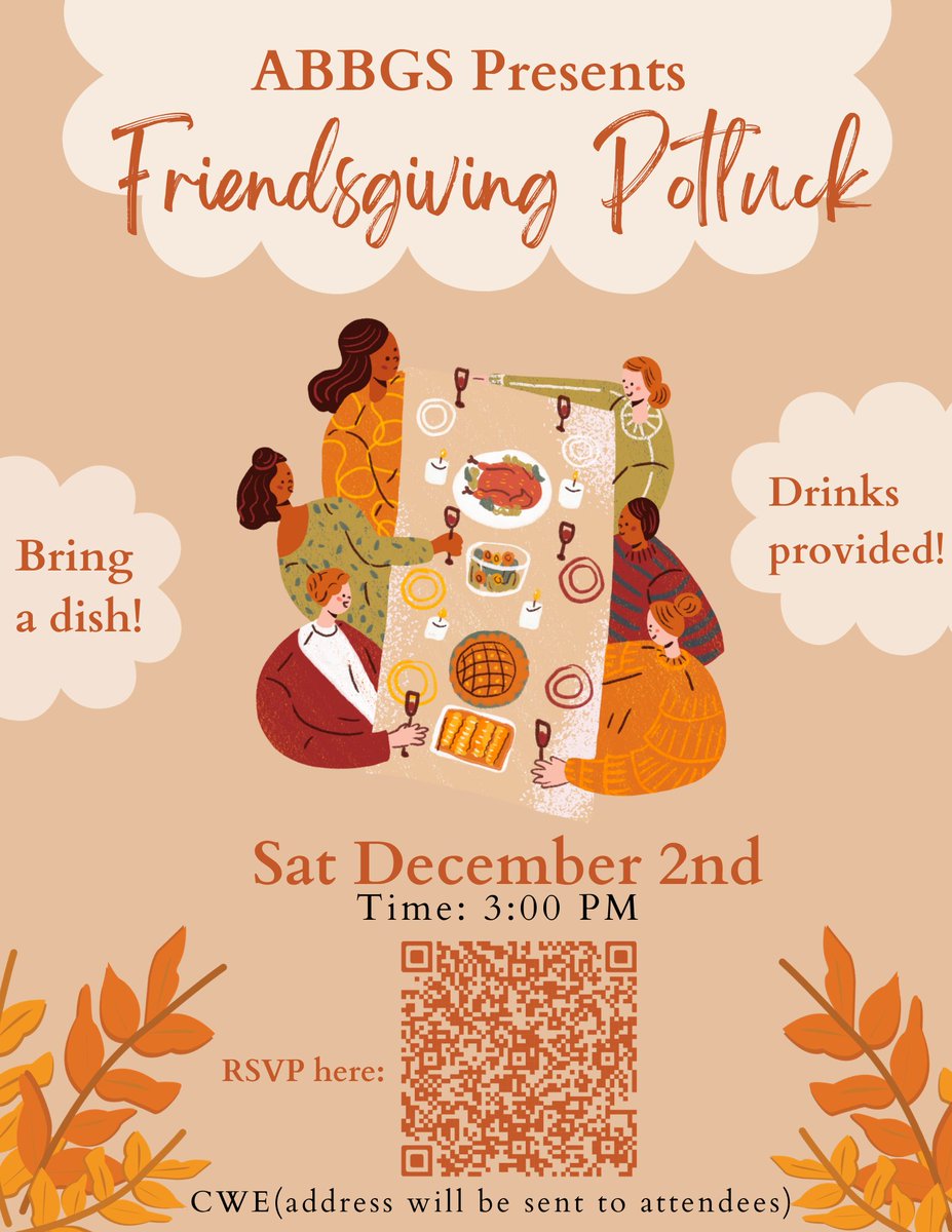 Did somebody say the word Food 🥧🥣??? I guess we just did! Bring a dish and join us for our annual potluck on Saturday December 3rd! See you there!