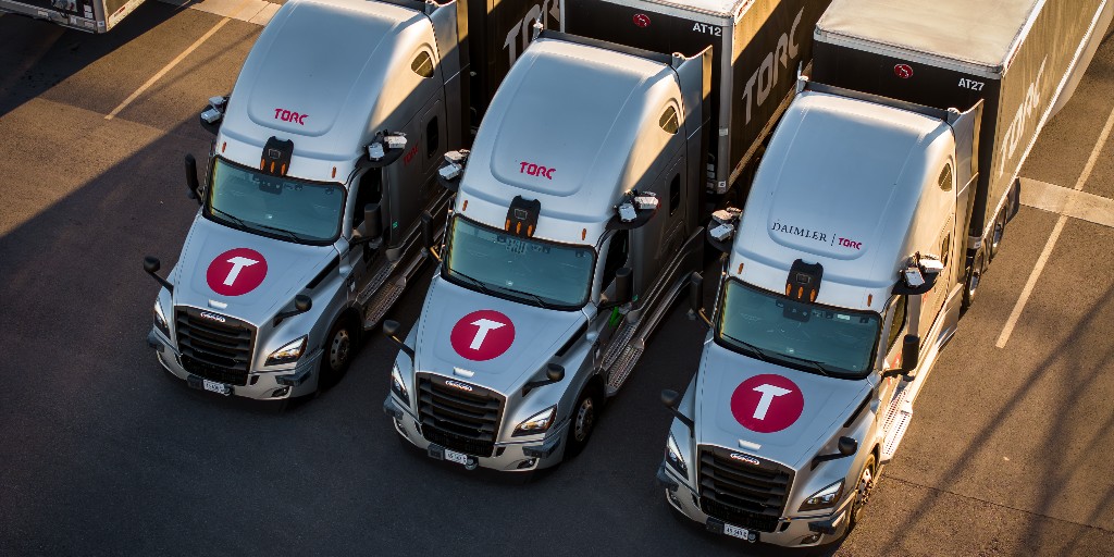 torc_robotics's tweet photo. Transparency and collaboration take the wheel as we work to build the public's trust in self-driving technology. Discover the fascinating potential of autonomous trucks in this compelling @axios piece: https://t.co/cGdBbjzO0o
#TorcDriven #Transportation #Technology https://t.co/HfBSs6E6f9