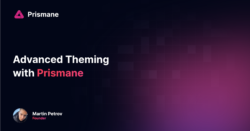 prismaneui's tweet photo. Unleash the power of Prismane's theming system! 🎨 

This easy-to-follow tutorial will guide you through creating stunning and customized themes for your Prismane applications.

#reactjs #opensource #webdevelopment