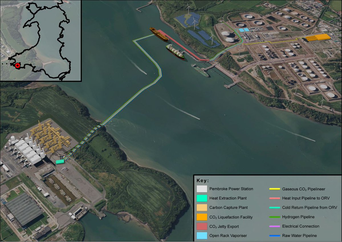 RWE_UK's tweet photo. 🤝RWE &amp; @DragonLng form partnership to explore Multi-Utility Service Transit infrastructure project connecting industry across the Milford Haven. 

Full story: https://t.co/DgfJXYjOEW https://t.co/DHTyVTVDyW