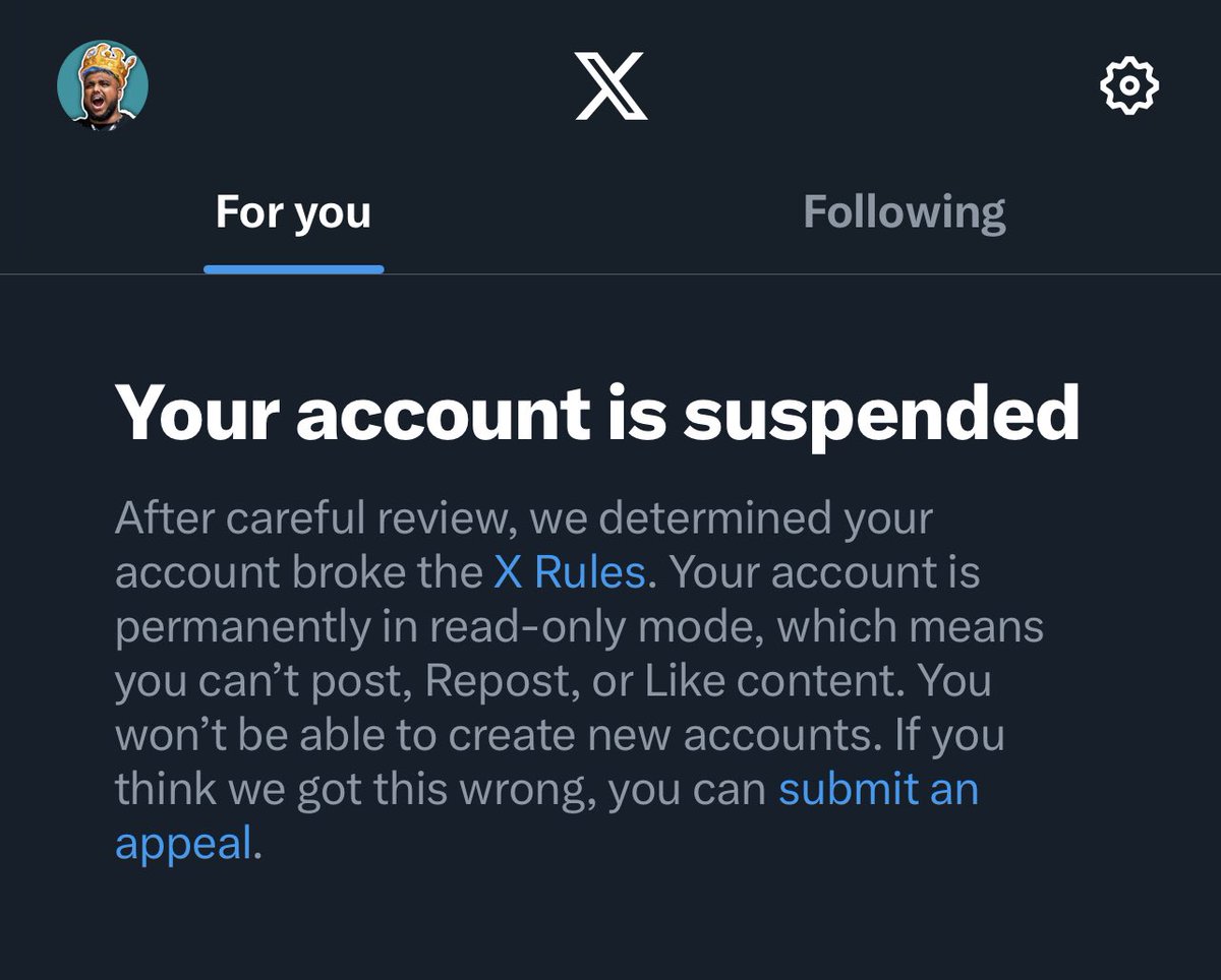 j45salt's tweet photo. You’ve got to be kidding me 🤣

I’ve been wrongly suspended by @x twice now in the space of 3 weeks. And as a blue subscriber, I must say that this is extremely poor. 

Please read this 🧵⬇️ 

#Elonmusk #X https://t.co/Ipmqp9eN2G