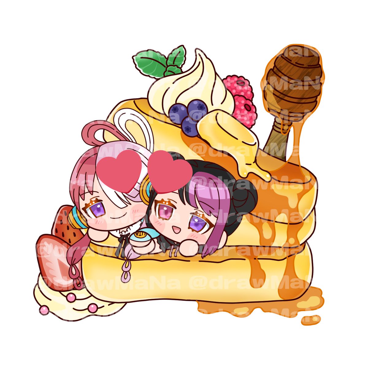 drawMaNa's tweet photo. 🥞サンプル🥞

ご依頼について詳しくは→https://t.co/8I5jbnXPZs

#夢絵 #イラストオーダー https://t.co/XmqibnryM3
