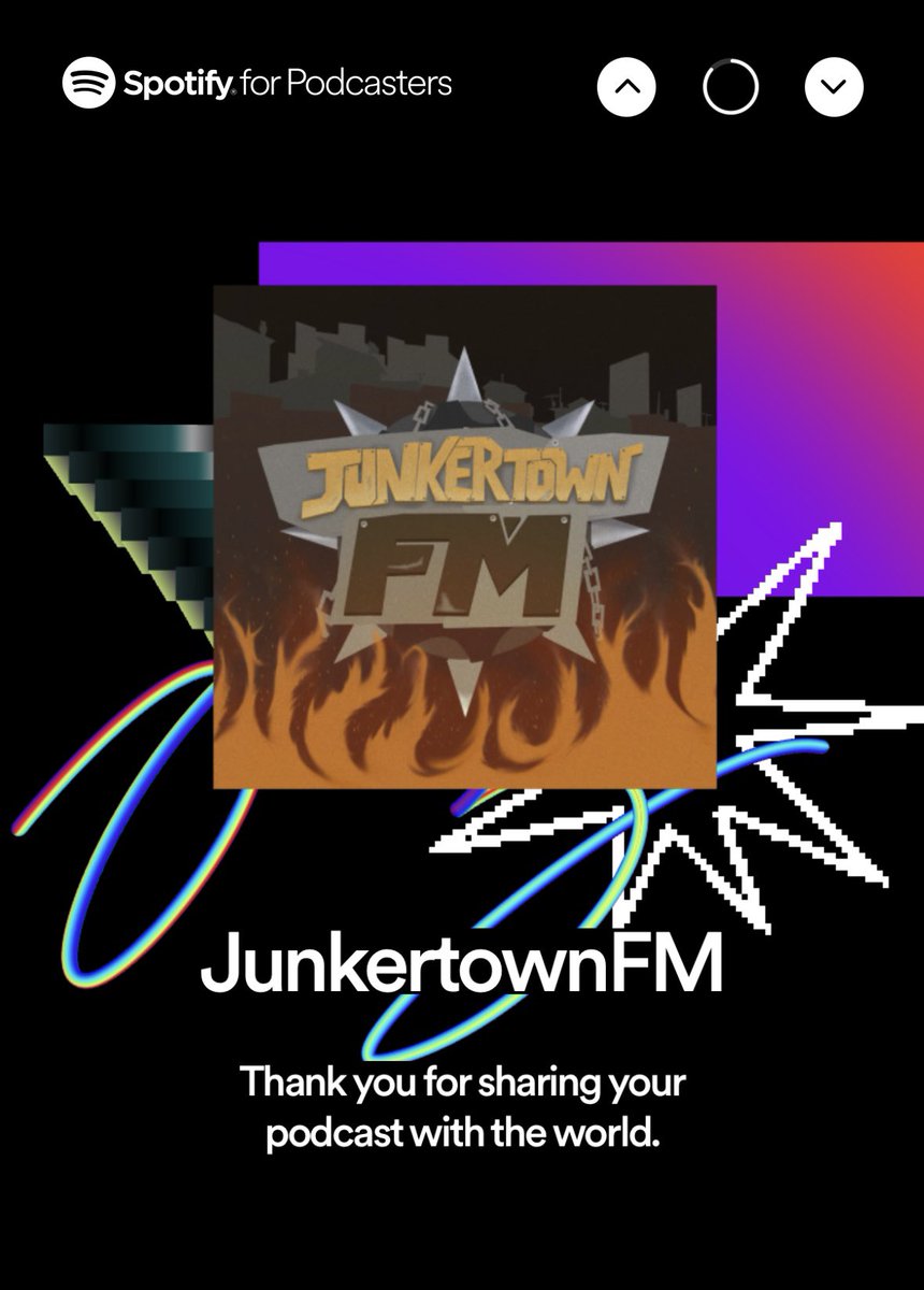 JunkertownFM's tweet photo. Let’s have the biggest year of #JunkertownFM ever - 2024 let’s go!!

#podcast #SpotifyWrapped #SpotifyWrapped2023 #spotifyPodcast https://t.co/7Wx9dGIO2k
