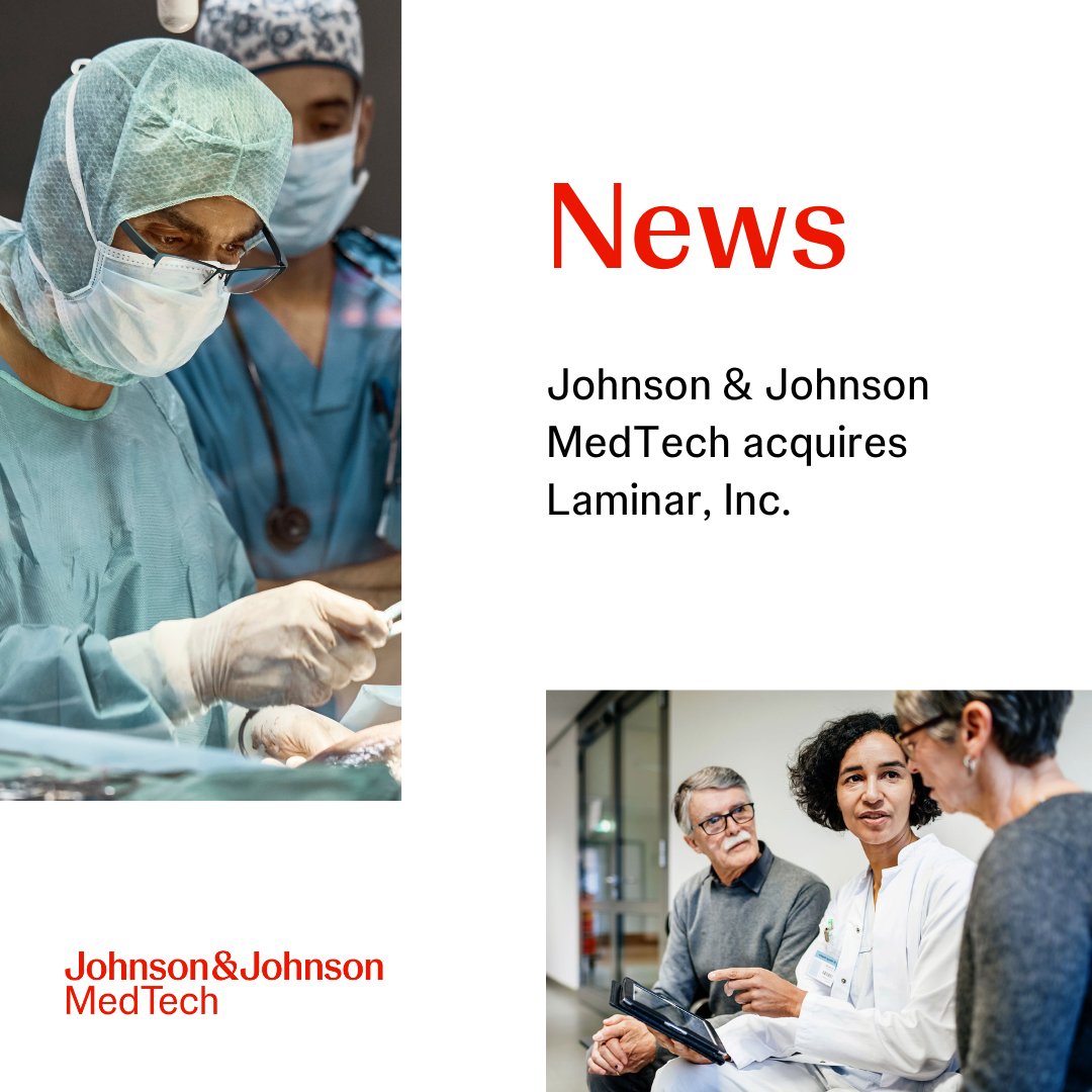 #News: Today, we announced the acquisition of Laminar, Inc. Laminar will strengthen our ability to bring more life-saving and life enhancing innovations to those at risk of stroke as a result of atrial fibrillation (AFib). Learn more here: bit.ly/3Go6nrG.