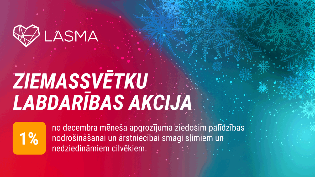 ZTFLasma's tweet photo. ❤️ We would like to announce that our company is launching the annual #Christmas charity campaign in cooperation with @ziedot_lv  on 1st December this year. 
❤️Read more about our chosen charity here:
https://t.co/gHkvH2uX1q

#ziedotlv #ztflasma #charity https://t.co/QEcw1iC9SI