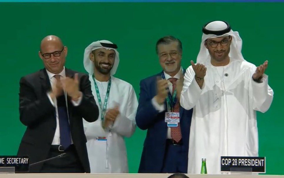Aidahhelen's tweet photo. @COP28_UAE has pledged $100million towards the Loss and damage fund followed by Germany.
@agape_earth 
#OurClimateOurFight https://t.co/rh0bSy3Nj6