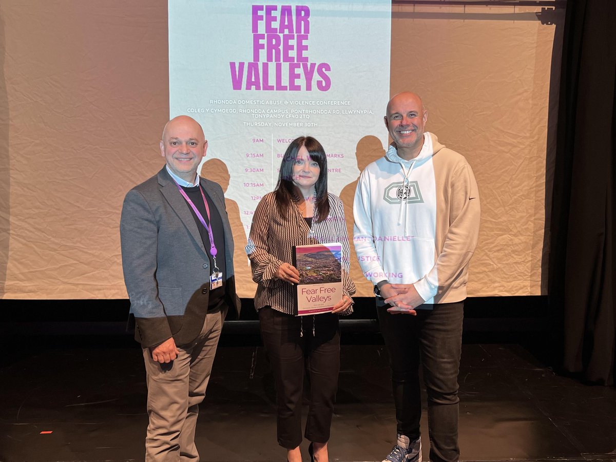 We were delighted to welcome partners and guests including @JasonMohammad to a conference held by @BuffyWills MS at our Rhondda campus today. 🤝 #FearFreeValleys