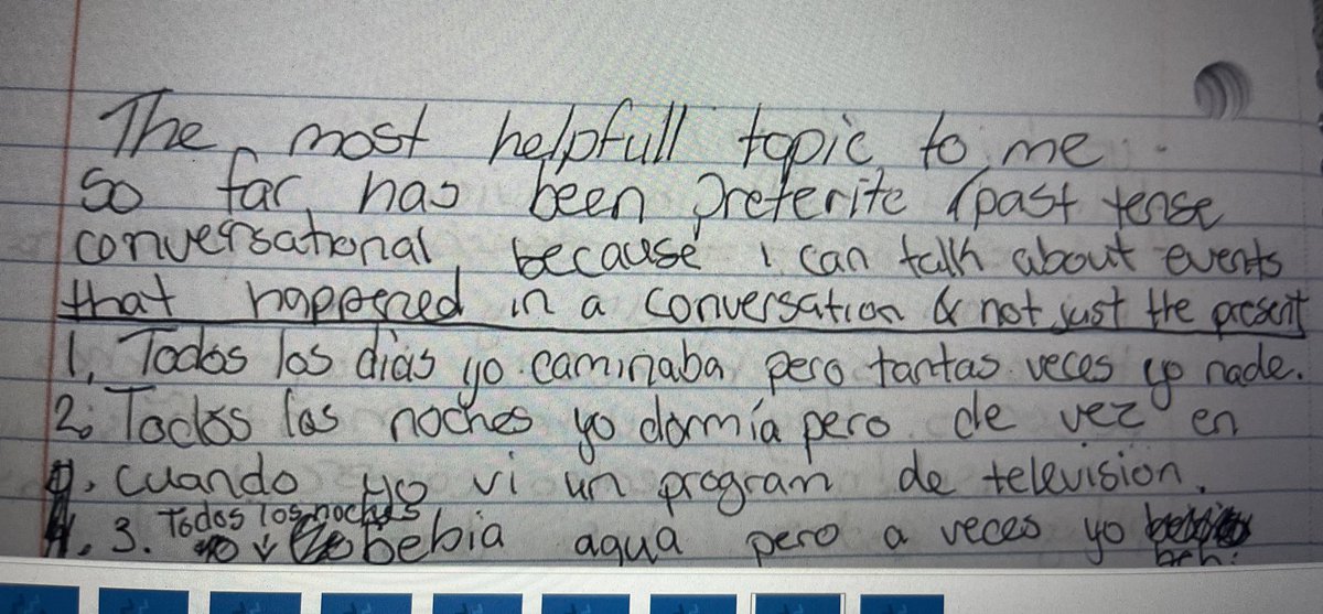 ElmanSenorita22's tweet image. Spanish2 Reflections after #Interpersonal Conversations. 
What has been most useful to you and #why?