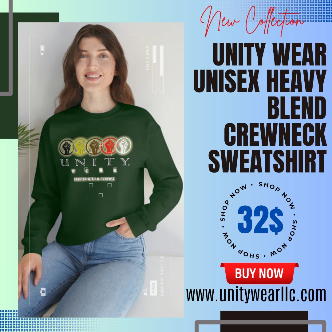 UnityWearAppar1's tweet photo. UNITY WEAR UNISEX HEAVY BLEND CREWNECK SWEATSHIRT
Order Link
https://t.co/irvwweKMvi
Our logo says what we are all about in one word...UNITY.
#fashion #tees #hoodieseason #pulloverhoodie #unisex #hoodielover #hoodie #unitywear #hat #coat #hooded #jesus #teeshirt #unity https://t.co/zYM95Kk1Nb