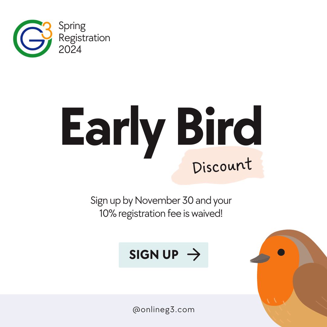 OnlineG3's tweet photo. It's the last day to register with the Early Bird Discount! Save 10% when you register and pay in full today.

https://t.co/kkihUcksRM https://t.co/A45ZuiKvsT
