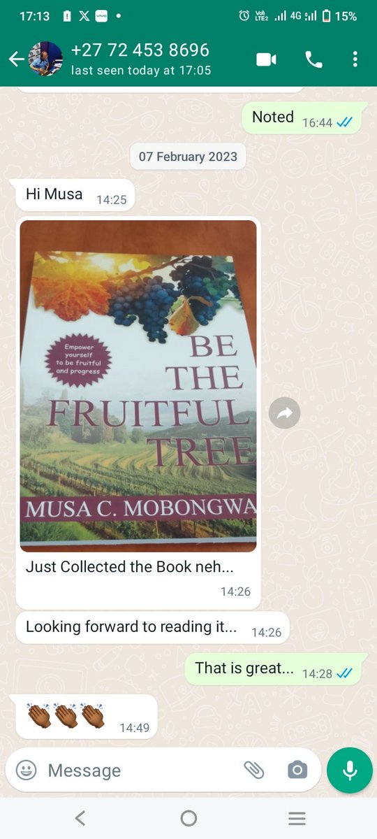 Ussdigitalmedia's tweet photo. We all need guidance(WISDOM) from God to progress and become fruitful.

Get the copy for this book for only R250 to uplift yourself for progress

Free delivery (PAXI)

WhatsApp Musa 071 416 9129

MacG Mogoeng Mogoeng The EFF Faith Nketsi #SenzoMeyiwaTrial Kaffir Johannesburg https://t.co/TGBua4z5bp