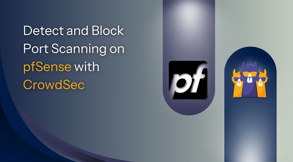 Crowd_Security's tweet image. We are proud to introduce the new CrowdSec package for #pfSense!

🧱 Learn how to install a CrowdSec package in a pfSense #firewall to block incoming packets before they enter your internal network.

hubs.ly/Q02bv5j30

#portscanning