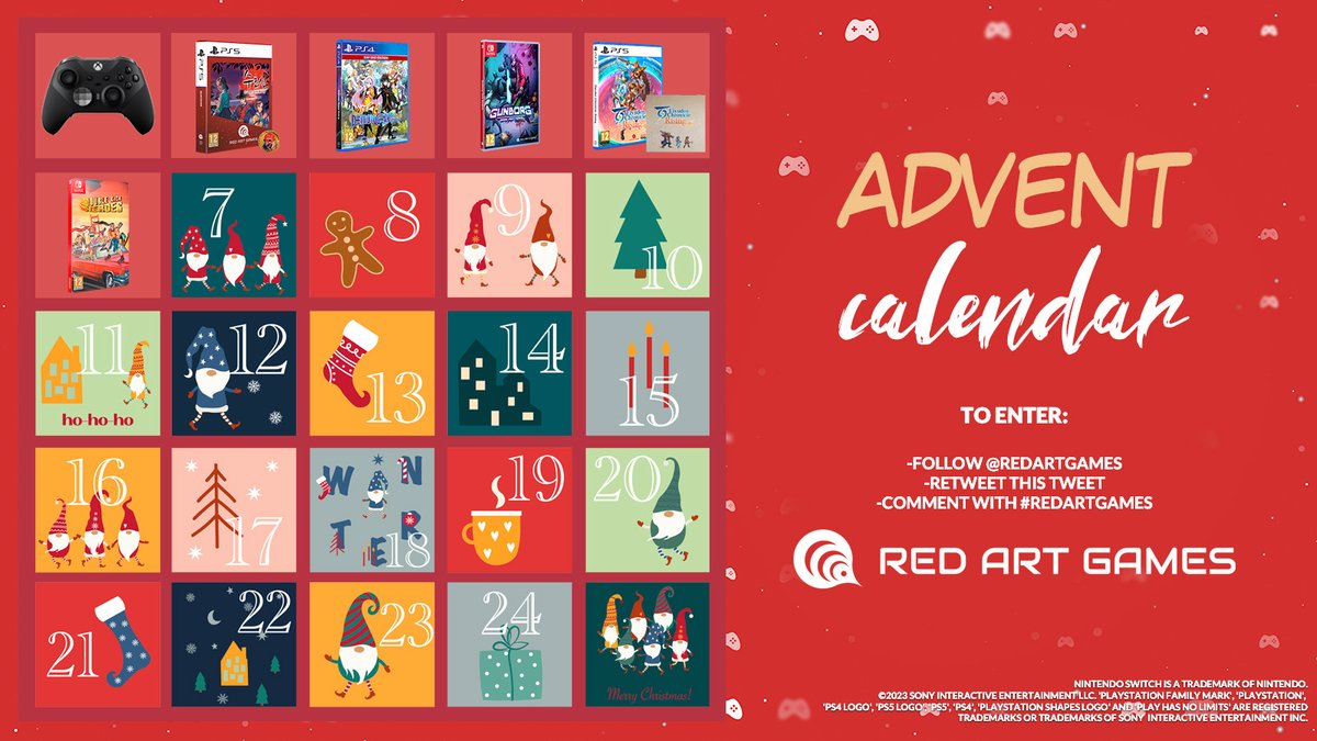 RedArtGames's tweet photo. ADVENT CALENDAR 6 🎁 | The prize of today is Double Kick Heroes Steelbook Edition on Nintendo Switch 🎮😍
➡ To participate: RT this tweet+follow @redartgames 
&amp; reply with #RedArtGames
Winner to be announced on January 3, 2024. https://t.co/58jCxHfGty
