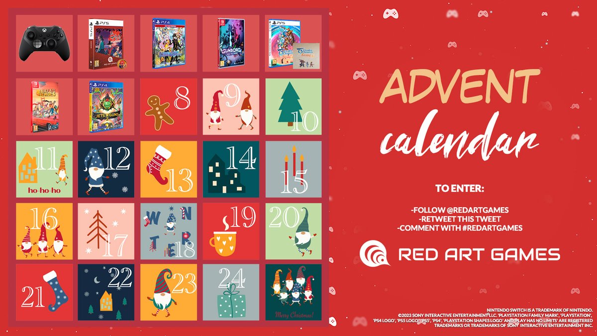 RedArtGames's tweet photo. ADVENT CALENDAR 7 🎁 | The prize of today is Jets'N'Guns 2 on PS4 🎮😍
➡ To participate: RT this tweet+follow @redartgames 
&amp; reply with #RedArtGames
Winner to be announced on January 3, 2024. https://t.co/z6uabEEccT