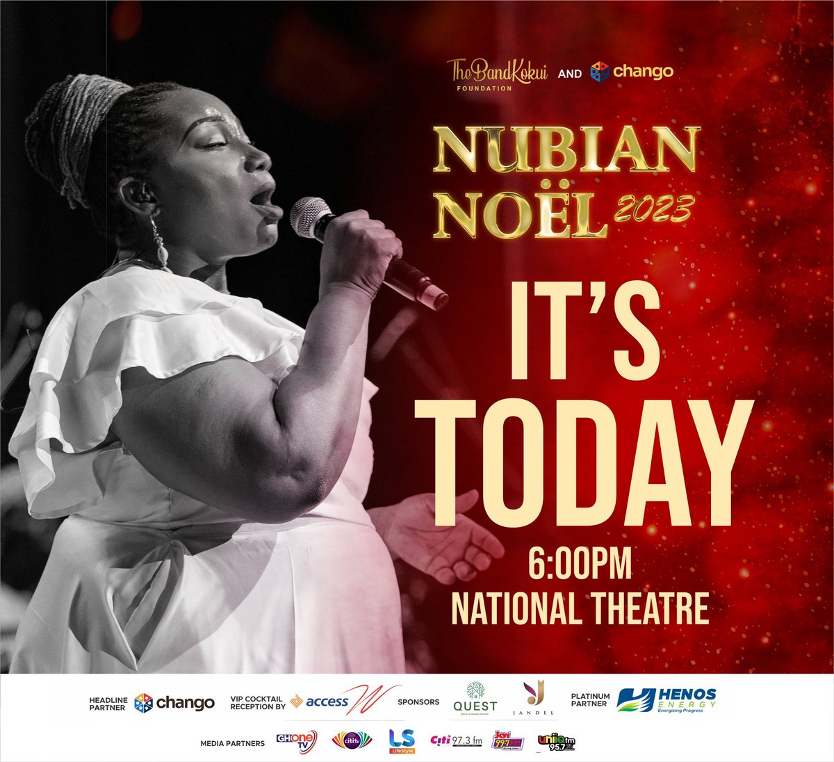 In a few hours, we get our soul’s filling of good music at #NubianNoel2023