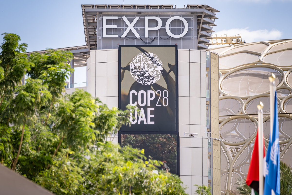 HamdanMohammed's tweet photo. A warm welcome goes out to all the delegates attending the COP28 conference, hosted by the UAE in Expo City Dubai. The UAE has emerged as a global role model in embracing sustainable practices and spearheading the development of an environmentally conscious future. As we progress forward, we remain committed to introducing pioneering initiatives that effectively combat climate change and lay the foundation for a sustainable tomorrow. The challenges faced by our planet require collective action from individual and governments worldwide, and the COP28 conference is set to be a powerful catalyst for driving that global change.