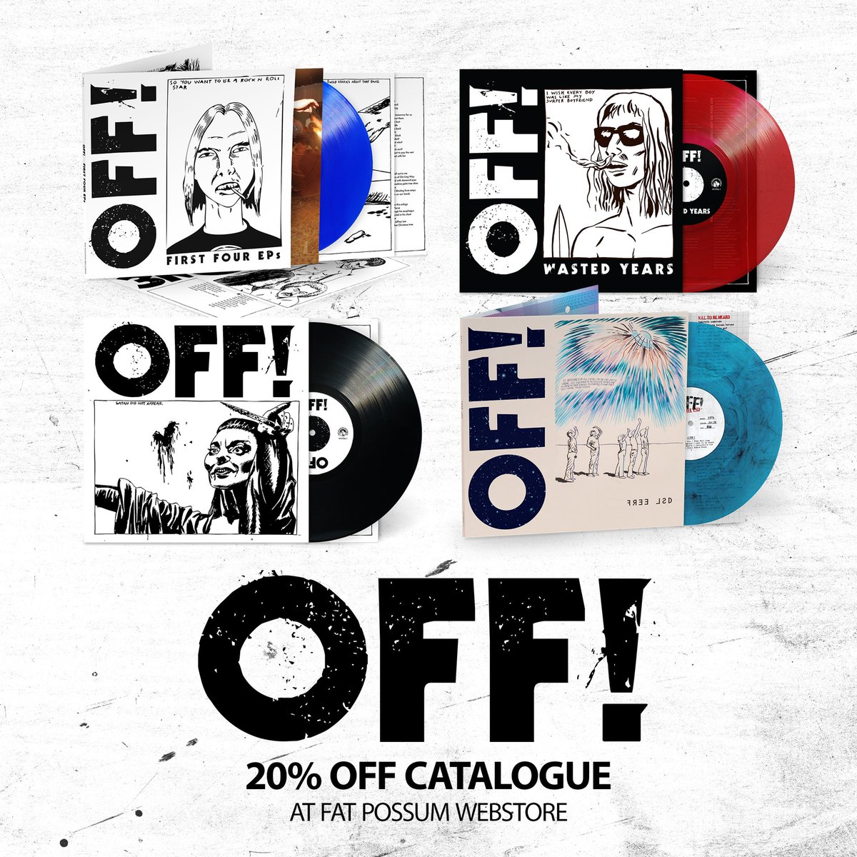 Take 20% off @OFFofficial’s Catalog on the Fat Possum store until Friday! fatpossum.com/collections/off