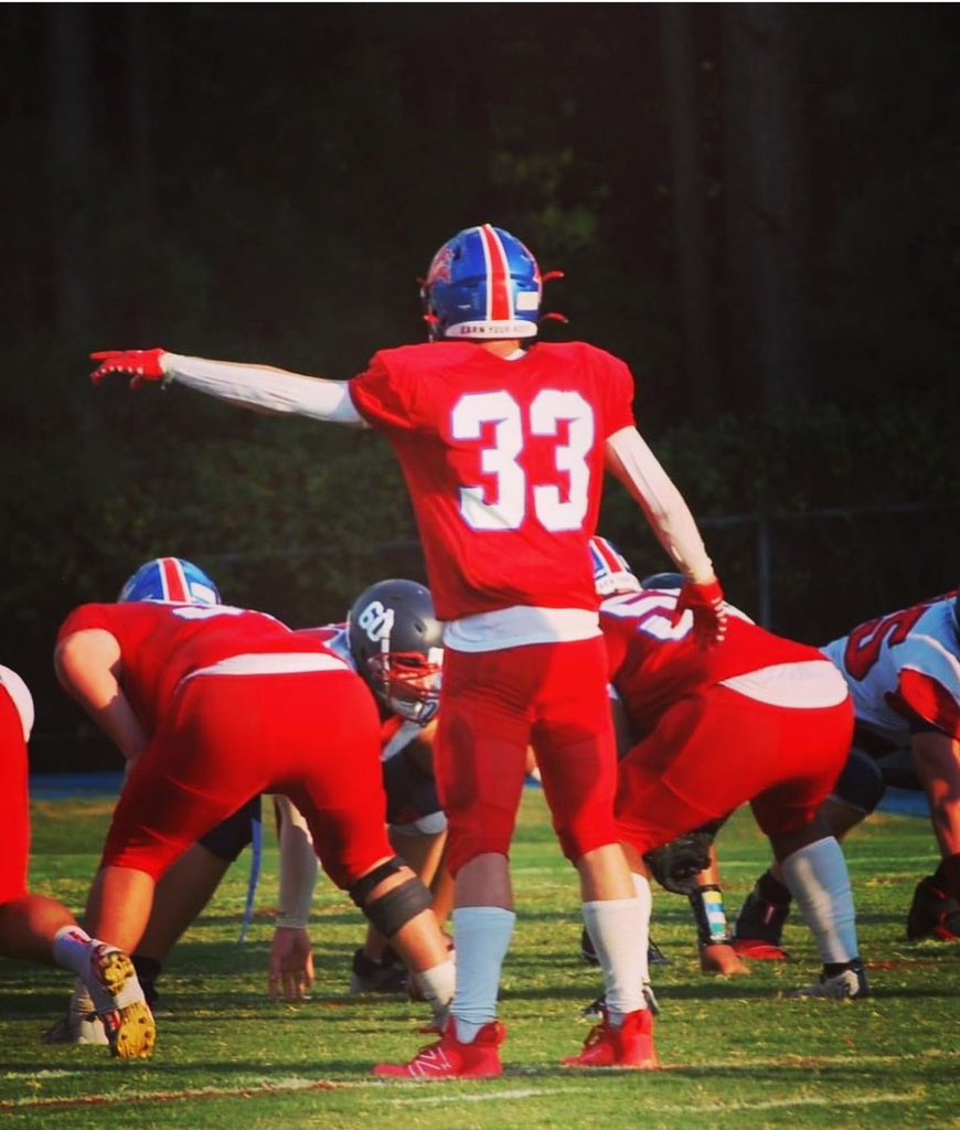 CoachGerardJ's tweet photo. This kid was a key piece on our defense the past 2 seasons. He’s a high IQ kid that can be a leader on anybody’s team! He currently carries a 3.9 GPA and will be participating in the @BigRiverRivalry on Dec. 16th @ @RMCfootball! @WyattHa59523805 
https://t.co/9jEnH4f0W4 https://t.co/Lea91oeFfX