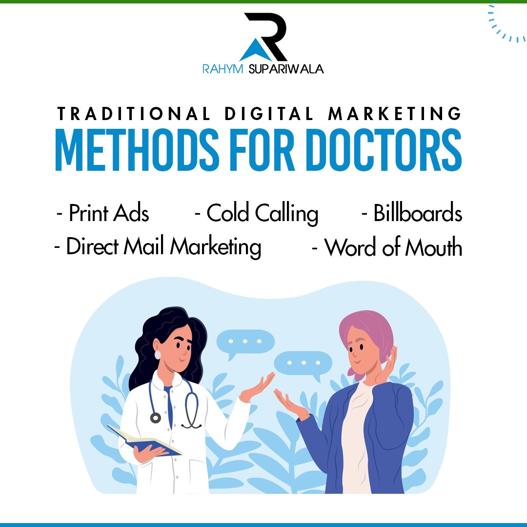 RahymSupariwala's tweet photo. Unveiling the Fading Era: Traditional Digital Marketing Methods for Doctors have lost their efficacy in the evolving healthcare landscape. 

#HealthcareMarketing #DigitalTransformation #TraditionalMarketing #MedicalAdvertising #RahymSupariwala #OutdatedMethods https://t.co/5Z0X1CwbL5