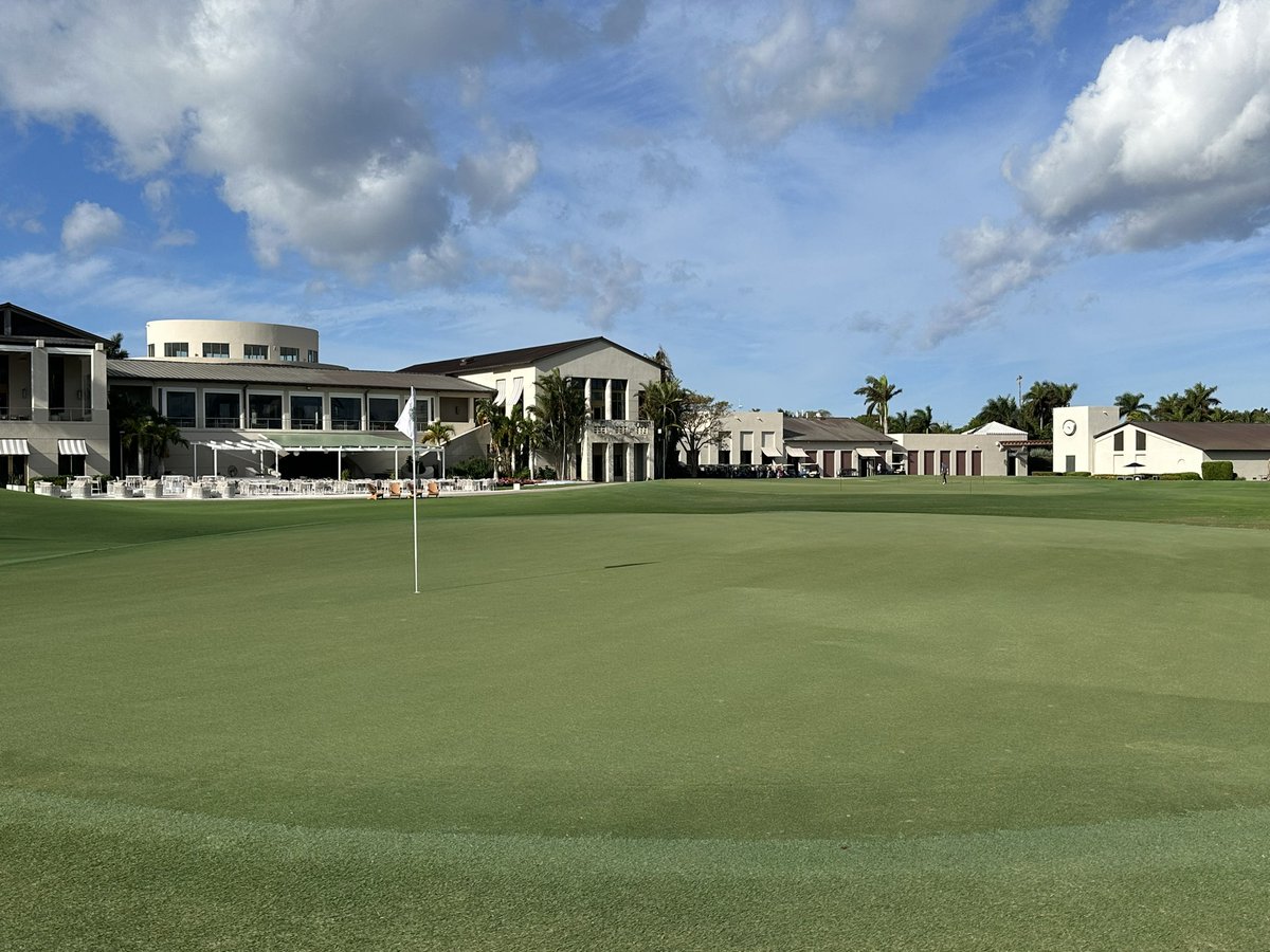 Practice rounds today for our Men’s Member/Member that starts tomorrow.  Crew has been crushing it and the hard work really shows #turflife