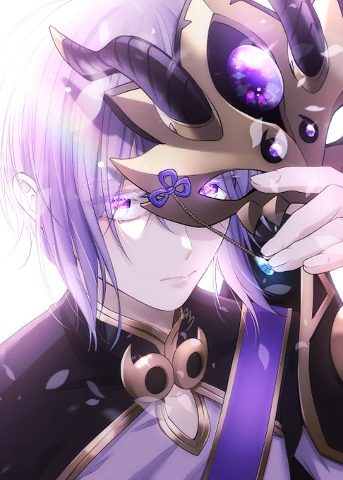 #絵描きさんフォロバ100 #絵描きフォロバ100 #FateGrandOrder  【企画続編】フォロワーさん20,000人までなるべく毎日投稿～絵描きさん以外も積極的にフォロバ。リムりません。～108日目『蘭陵王(FGO)』ちなみに弊カルデアの蘭陵王はレベル118。 