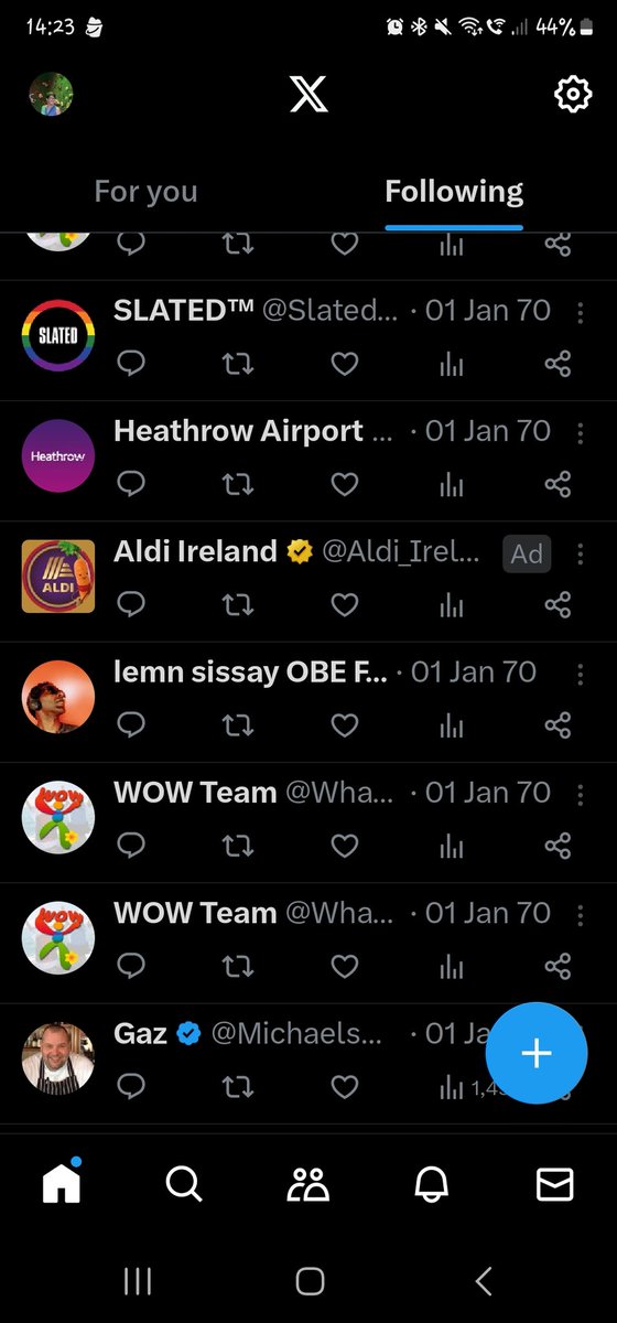 MrsFitz09's tweet image. What's going on with #Twitter   #X have we gone back in time?! 1st Jan 1970!? @MichaelsCoDub @SlatedIreland