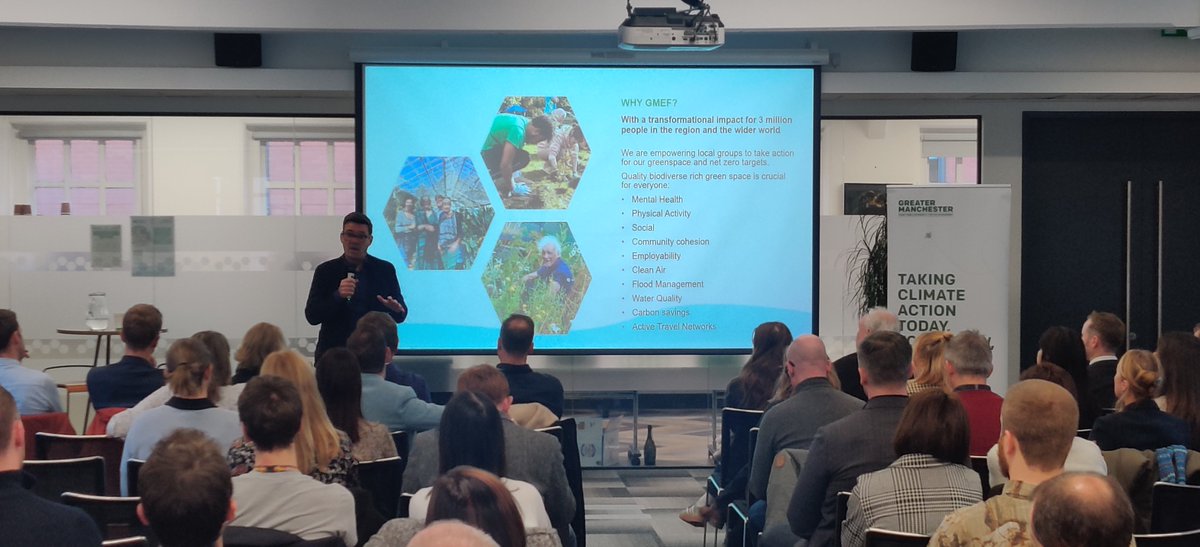 gme_trust's tweet photo. "It should be a human right that people have walkable access to high quality green spaces, that should be our ambition for everyone living in Greater Manchester" #GMGreenCity https://t.co/lElvJMqR8U