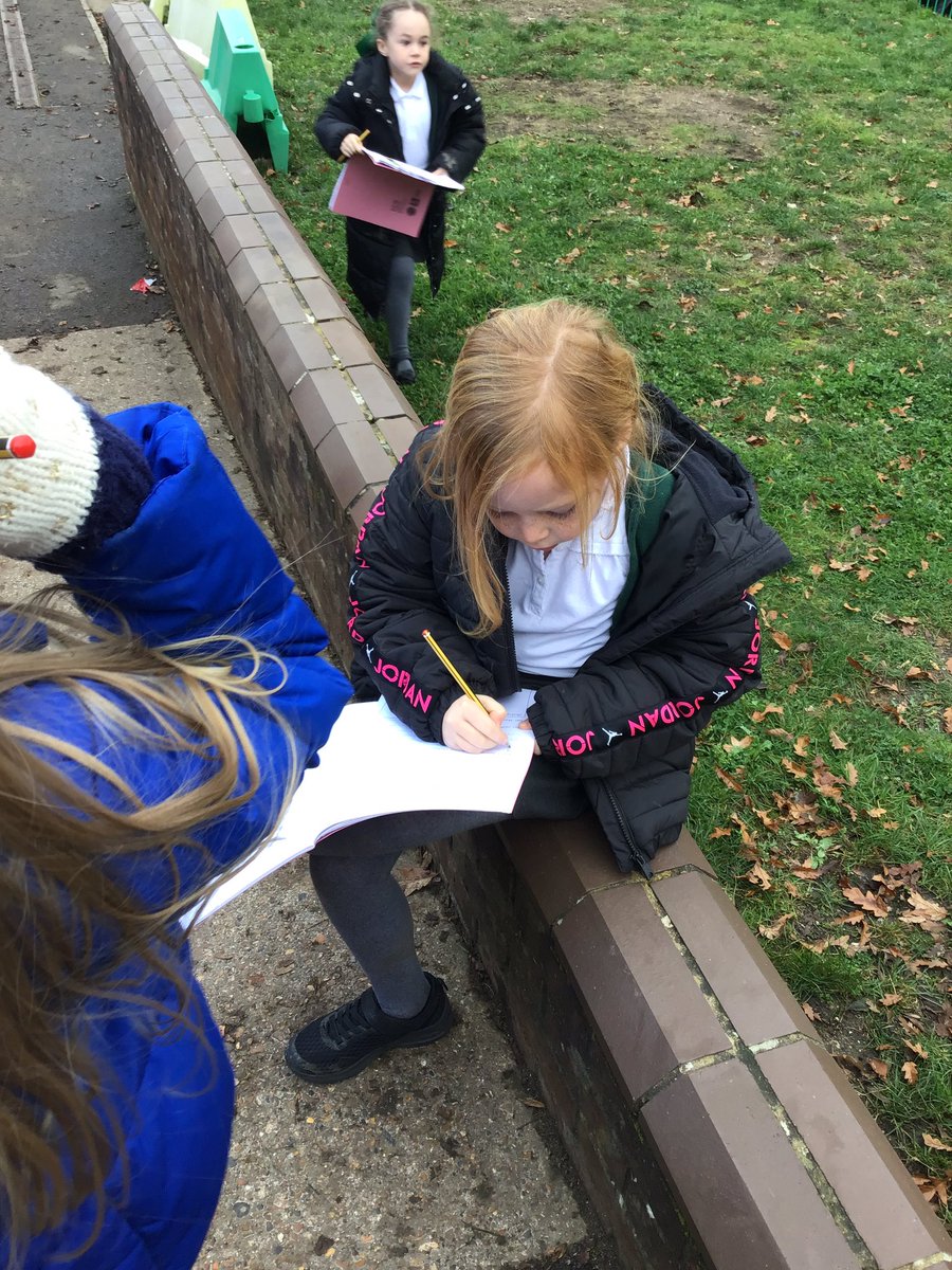 Year 2 have been exploring the climate in the UK on a very frosty day!