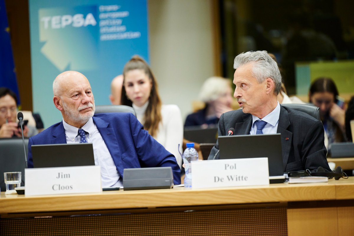 At the #BelgianPPC we opened discussion with remarks from TEPSA Secretary-General @CloosJim & @EgmontInstitute Director-General Pol de Witte, in addition to video remarks given by Belgian Minister for Foreign Affairs @hadjalahbib