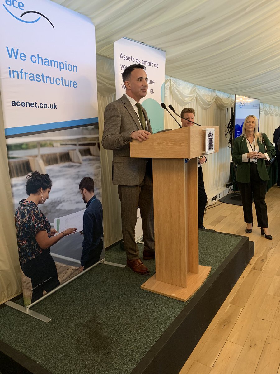 “With expertise, experience, and technical knowledge, our industry holds the key to providing solutions to the large-scale challenges that face today’s society.” Our CEO, Stephen Marcos Jones, takes the stage to welcome everyone to the ACE Parliamentary Reception. #ACEPR23