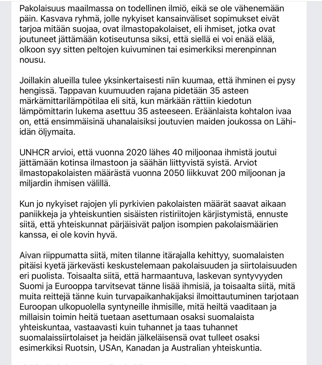 Kirjoitin itärajasta facebookiin. Ohessa teksti ruutukaappauksina. Mikä on Putinin varsinainen tavoite?