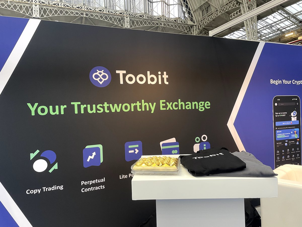 Toobit_official's tweet image. 🌐 Live at #BlockchainExpo Global, Olympia London! 🚀 Explore groundbreaking #ToobitExchange innovations at booth 146. Join us for the future of #WEB3 and #DeFi. See you there!

#CryptoExchange #Cryptotrading #Cryptomarket #Blockchain