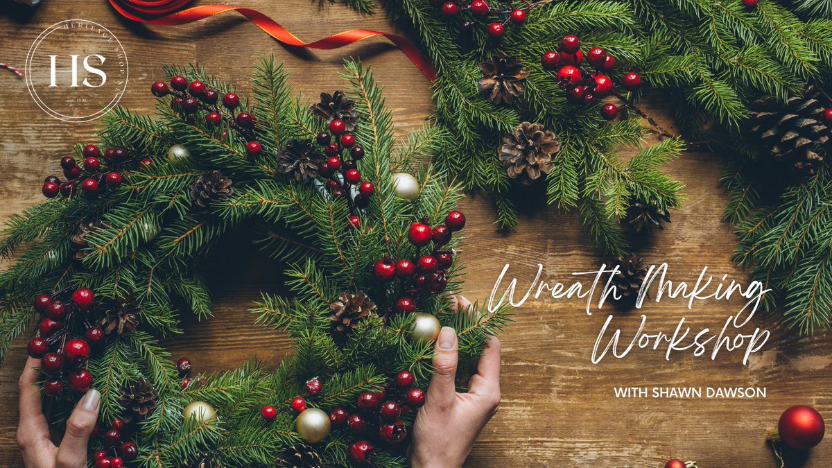 Wreath Making with Shawn Dawson

Date and time
Tue, Dec 12, 2023, 6:00 PM - 7:30 PM NST

bit.ly/3RlKBuH