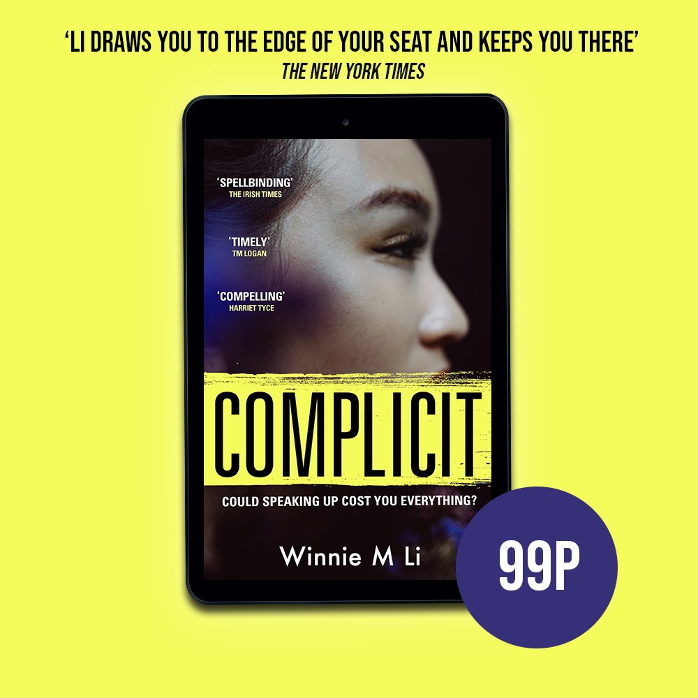 Reminder! Today Nov 30th is the LAST day you can get the #Complicit @AmazonKindle #ebook for only 99p! ‘Visceral and timely’ says @guardian — and a very fitting read for #16Days #16DaysOfActivismAgainstGBV Get it here 👇 amazon.co.uk/Complicit-Winn…