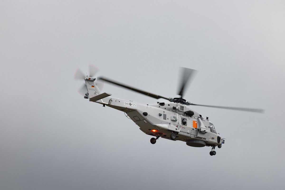 AirbusPRESS's tweet photo. German Navy NH90 Sea Tiger performs maiden flight
Read the press release: https://t.co/qABf5zBbK2 https://t.co/oob0b8JKXj