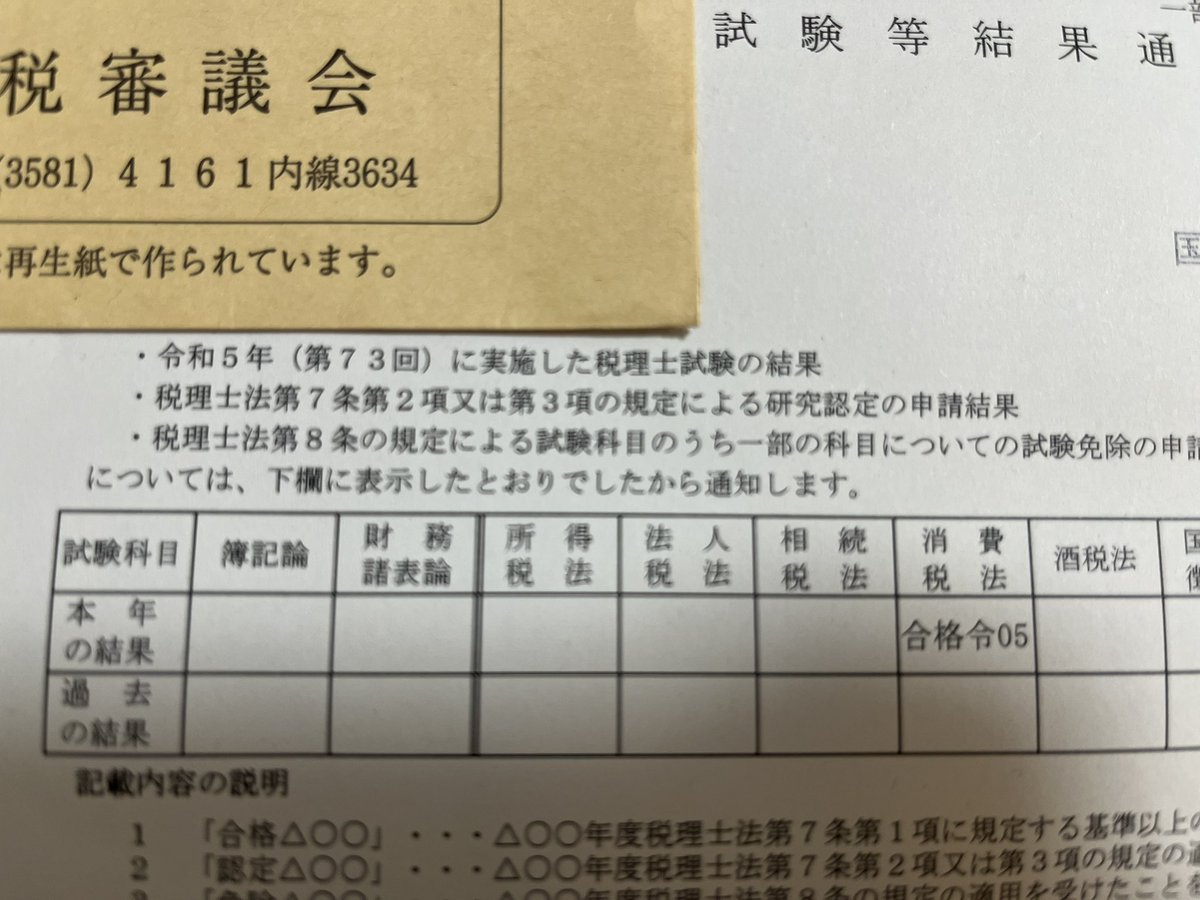 ako_aco_426's tweet photo. 初めての科目合格です😭
やっとです。やっと。

しばらく信じられなくて、ふわふわしてましたが、ちょっとずつ実感が湧いてきました😭 https://t.co/zXdBPPxoHR