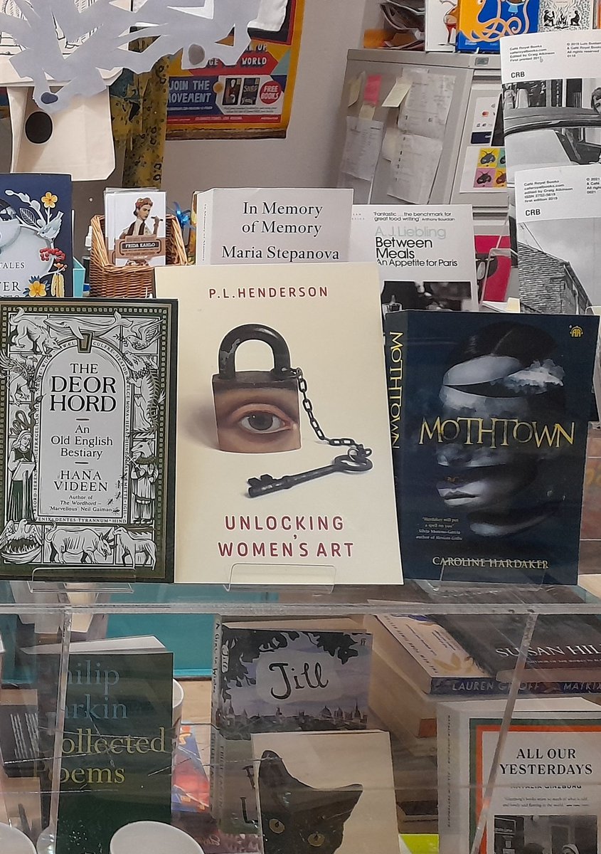 The Actual Bookshop Window has many excellent books including Unlocking Women's Art - @womensart1 xxx