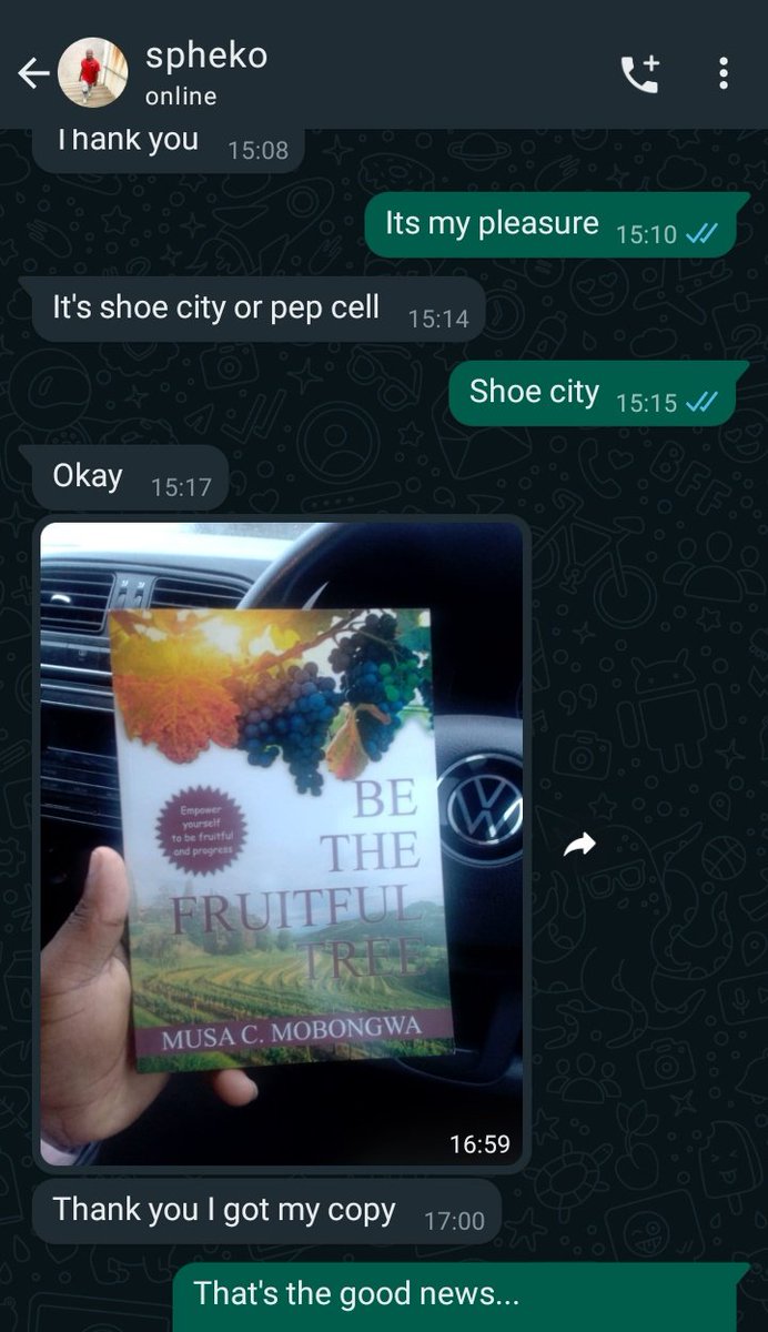 Ussdigitalmedia's tweet photo. We all need guidance(WISDOM) from God to progress and become fruitful.

Get the copy for this book for only R250 to uplift yourself for progress

Free delivery (PAXI)

WhatsApp Musa 071 416 9129

MacG Mogoeng Mogoeng The EFF Faith Nketsi #SenzoMeyiwaTrial Kaffir Johannesburg https://t.co/b27xNKVyna