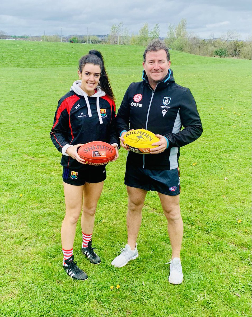 AFLW Ireland (@aflw_ireland) on Twitter photo FIRST KICK ➡️ FIRST AFLW GRAND FINAL
Huge CONGRATULATIONS to Erika O’Shea☘️ on making it to her FIRST AFLW Grand Final, with <a href="/NMFCWomens/">North Melbourne Women's</a>, in just her SECOND AFLW SEASON 🙌
What a Star, & what an Amazing Achievement!
PROUD
Best of Luck Erika🏆
#AFLW #aflwomens #aflwireland FIRST KICK ➡️ FIRST AFLW GRAND FINAL
Huge CONGRATULATIONS to Erika O’Shea☘️ on making it to her FIRST AFLW Grand Final, with <a href="/NMFCWomens/">North Melbourne Women's</a>, in just her SECOND AFLW SEASON 🙌
What a Star, & what an Amazing Achievement!
PROUD
Best of Luck Erika🏆
#AFLW #aflwomens #aflwireland