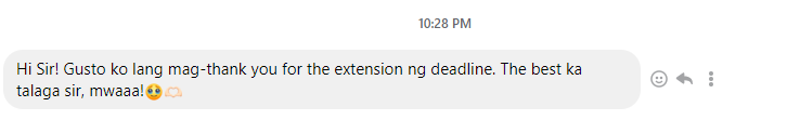 ZachareeQM's tweet photo. In these tiring and hellish days, I find solace in the appreciative words of my students. This kind of sincerity is rare nowadays. https://t.co/1rXqhzCCOB