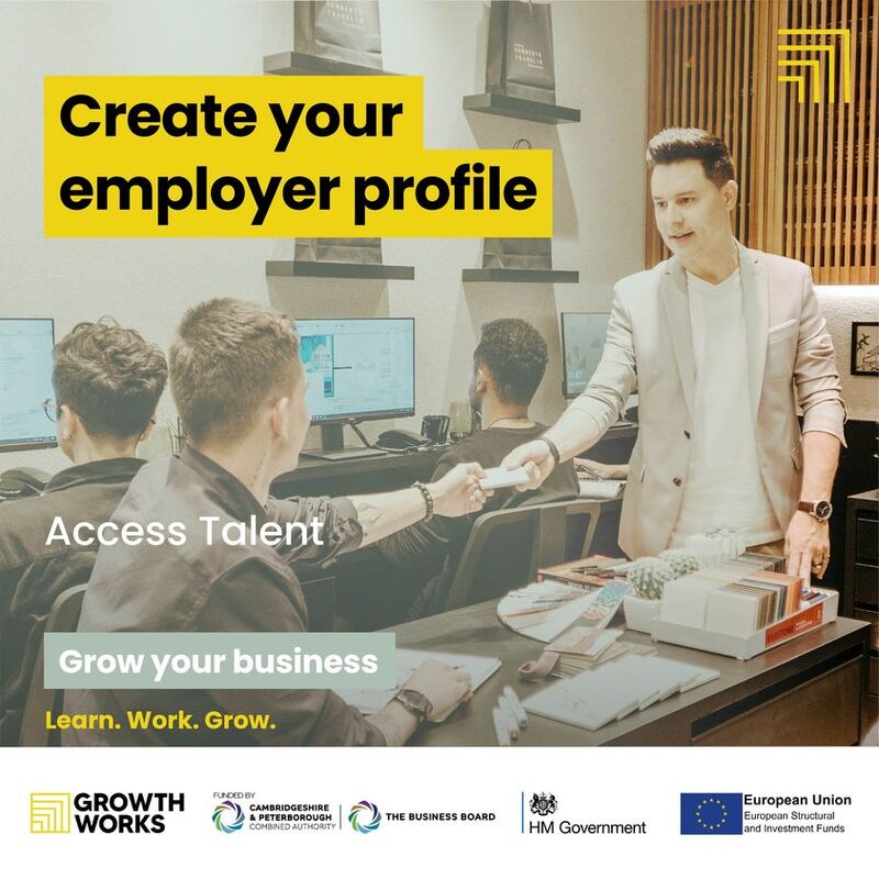 As an employer, when you create a profile with us you have access to: 1 Resources to support you in finding, recruiting and training the right people 2 Our dedicated diagnostic tool 3 Vacancy listing 4 Make a talent pledge Read more here - bit.ly/37LIHiZ
