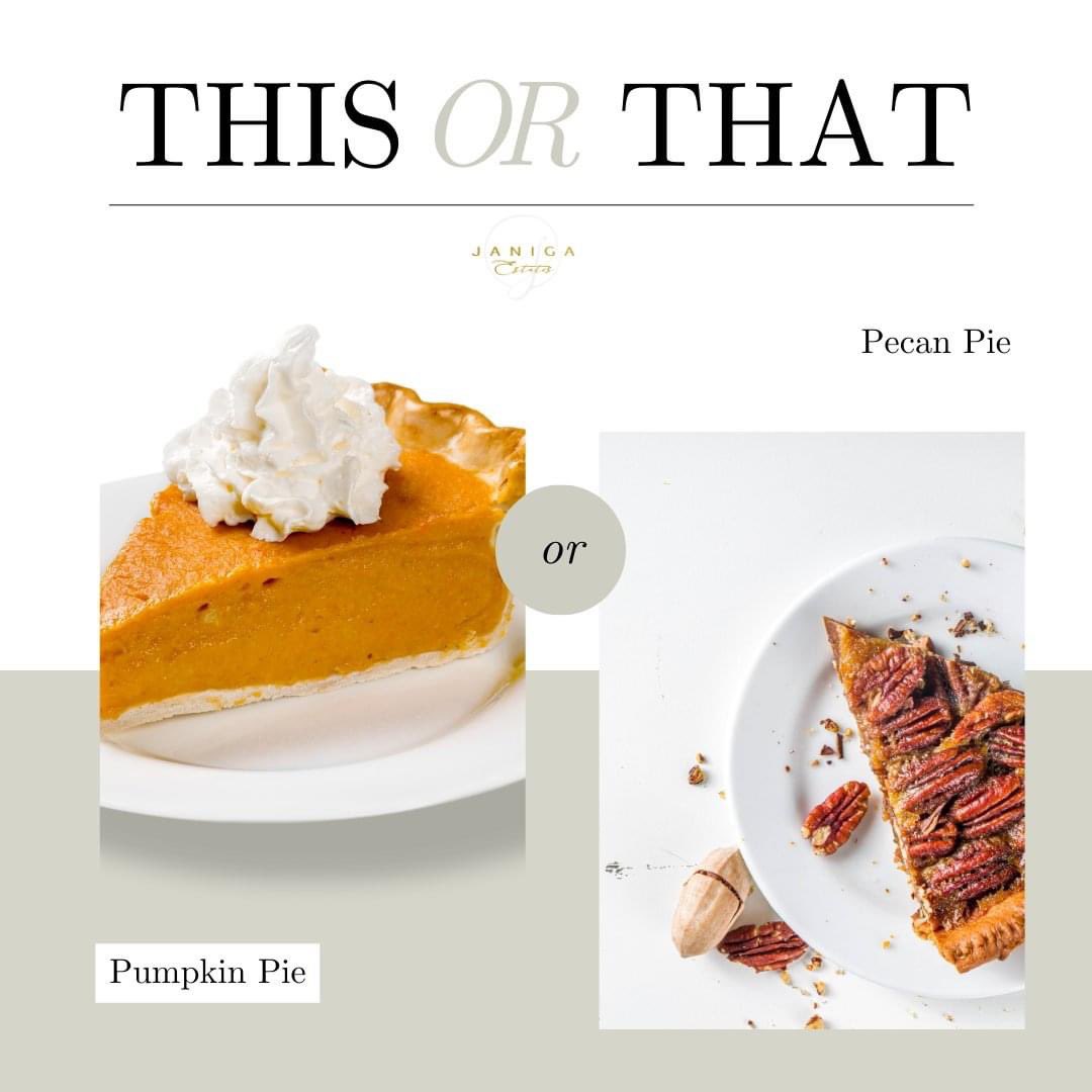 janigaestates's tweet photo. The most important question this holiday season... https://t.co/vuA07qqQwy