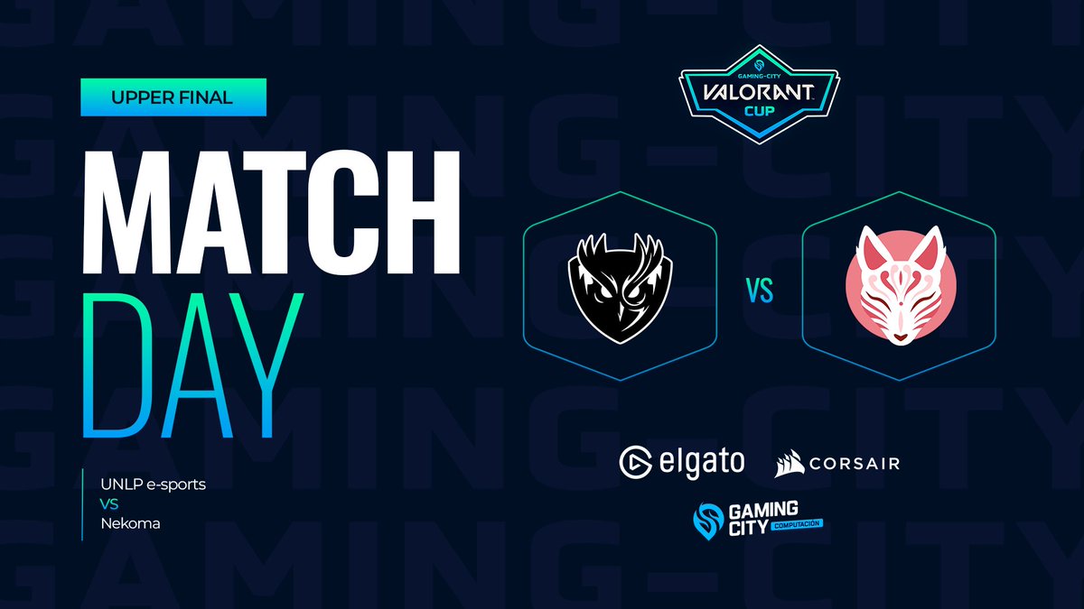 gamingcityok's tweet photo. #VALORANT | HOY HAY FINAL🔥

@EsportsUnlp vs #Nekoma
- Ambos buscan asegurar su puesto en la final -
#Yehundi vs #BubbleTeam
- Ambos buscan asegurar la permanencia en el torneo -

¿Por donde lo ves? https://t.co/1BWsKMM8tn a partir de las 18hs 😎

#FRODOXGAMINGCITY #GamingCityCup https://t.co/fcaTuDY6hs
