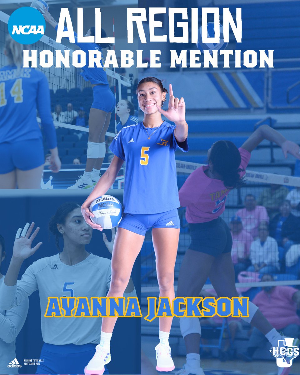 Javelina_VB's tweet photo. All region tournament 🤝 All region Player. 
Congratulations to Ayanna Jackson on being named all region Honorable Mention! 

#LosHogs🐗x #GottaJavIt https://t.co/WqbqRhLmEg