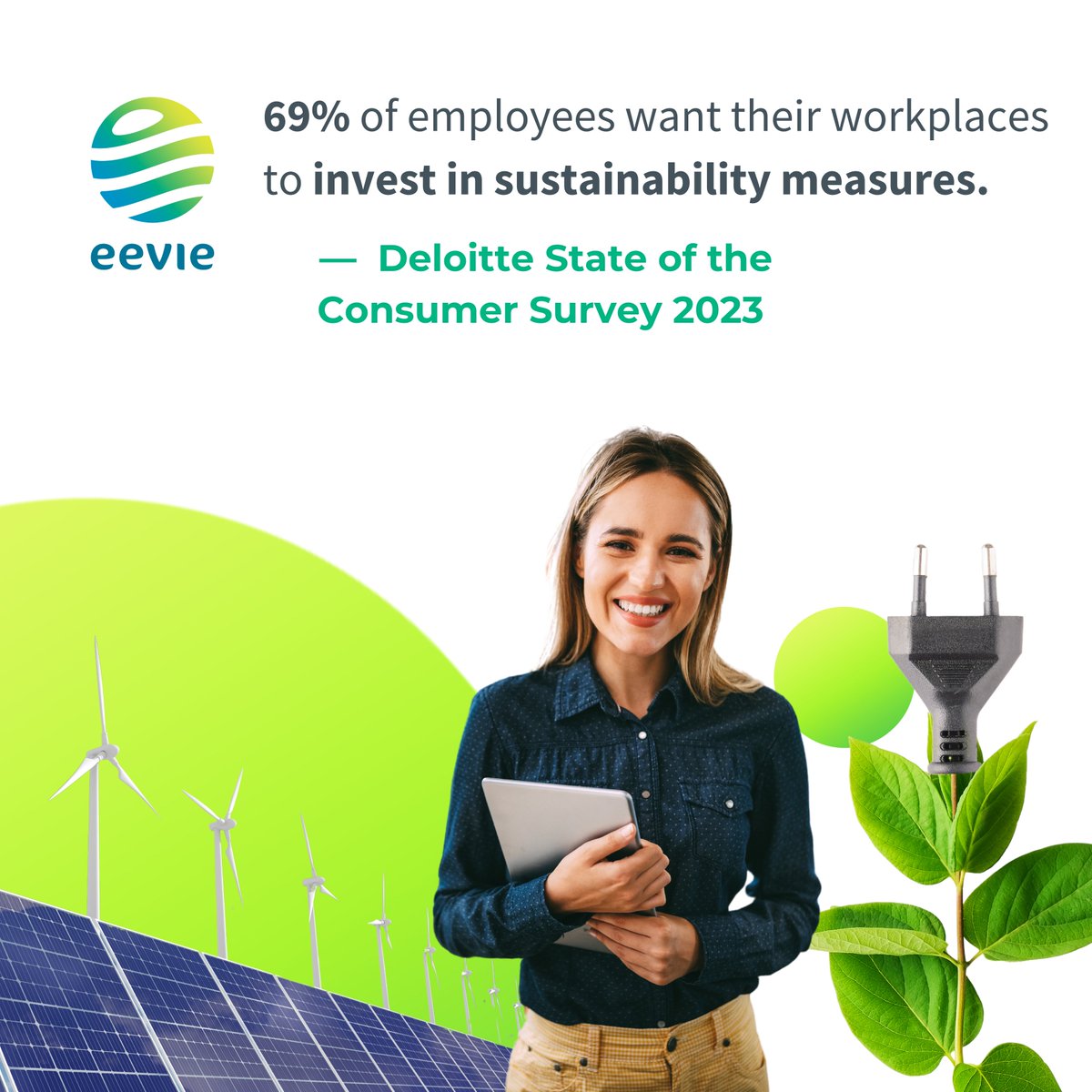 EevieClimate's tweet photo. Unlock the benefits of Employee Climate Engagement! 🌍💼 Deloitte research reveals it strengthens business decarbonisation, boosts employee wellbeing, and enhances staff retention: https://t.co/CuDldTT1tB #EmployeeClimateEngagement  #ClimateAction #HR #ESG #Deloitte https://t.co/r5pWvZvb9I