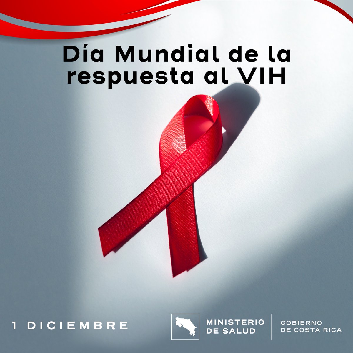 msaludcr's tweet photo. 🌍 Hoy conmemoramos el Día Mundial de la Respuesta al VIH/SIDA. 👉 ¡Hazte la prueba, el poder está en la prevención! 🔴 #PrevenciónVIH #HazteLaPrueba #DíaMundialVIH https://t.co/a0Zg32WSMO