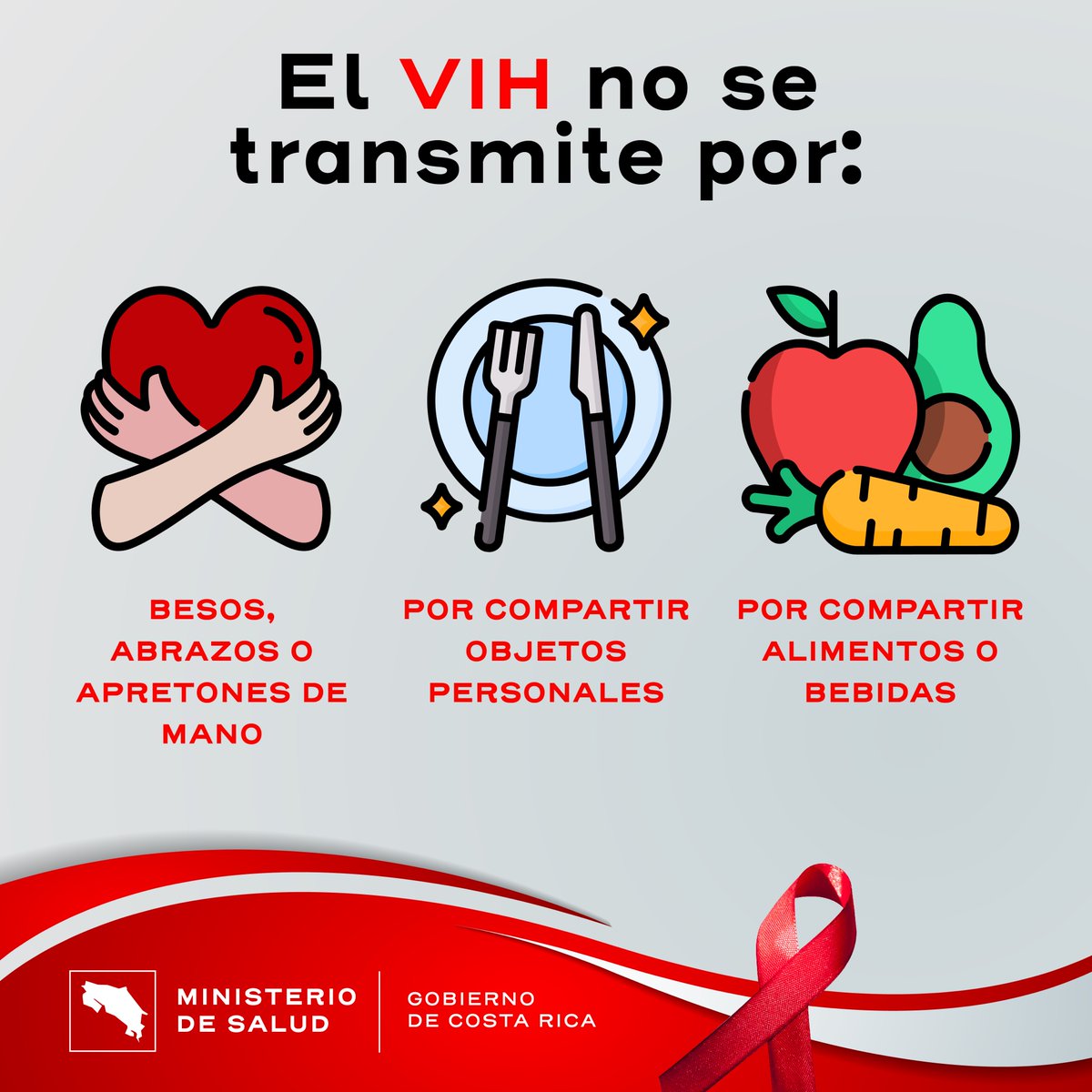 msaludcr's tweet photo. 🌍 Hoy conmemoramos el Día Mundial de la Respuesta al VIH/SIDA. 👉 ¡Hazte la prueba, el poder está en la prevención! 🔴 #PrevenciónVIH #HazteLaPrueba #DíaMundialVIH https://t.co/a0Zg32WSMO
